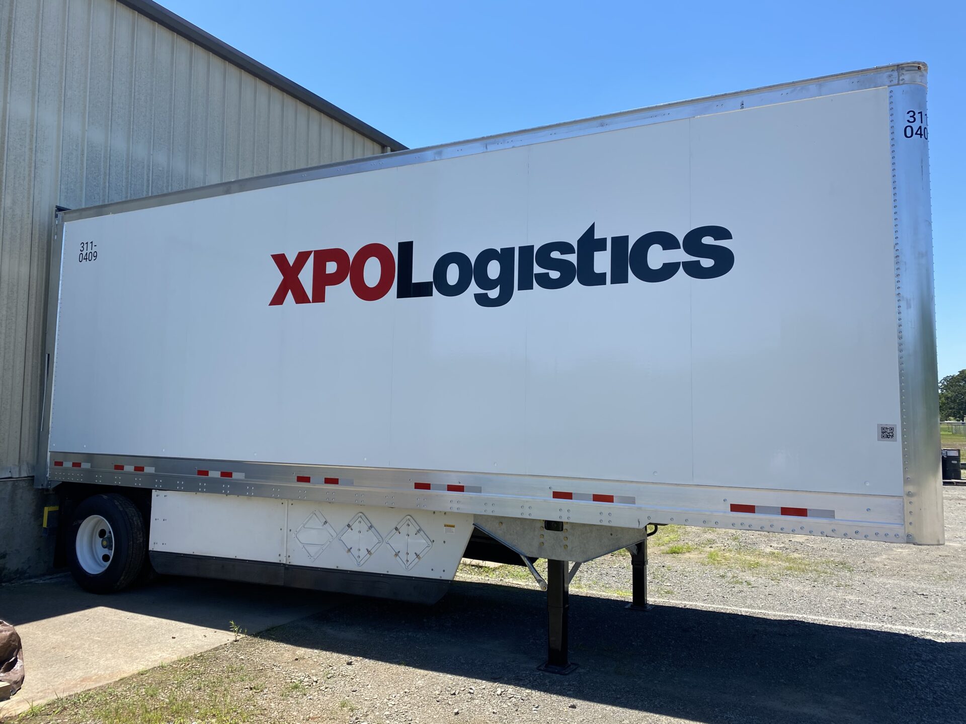 XPO Logistics Big White Truck